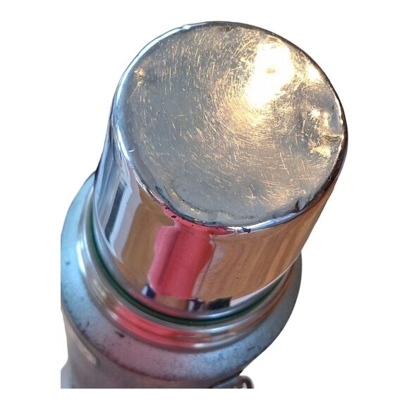 Stanley Vintage Made in USA Aladdin Green Vacuum Bottle Thermos A-944DH Quart - Picture 10 of 16